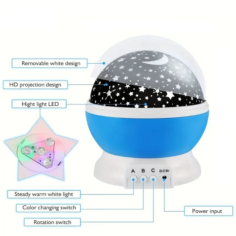 Star Master Projector Night Lamp 360°